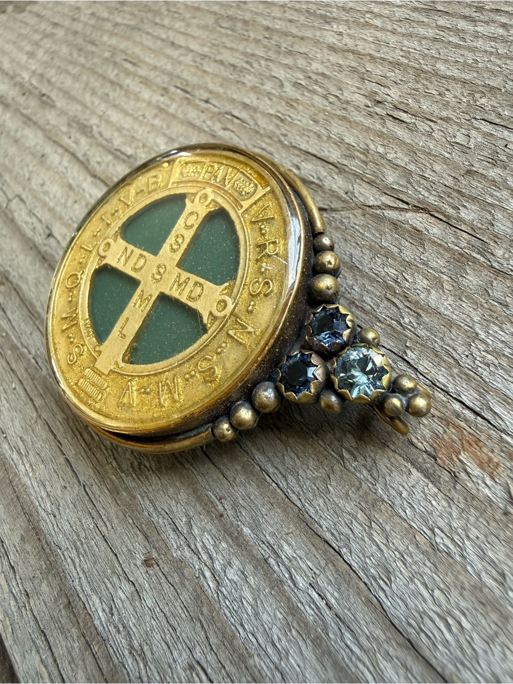 Gorgeous VSA Vintage Large San Benito Buckle jewelry Accent
